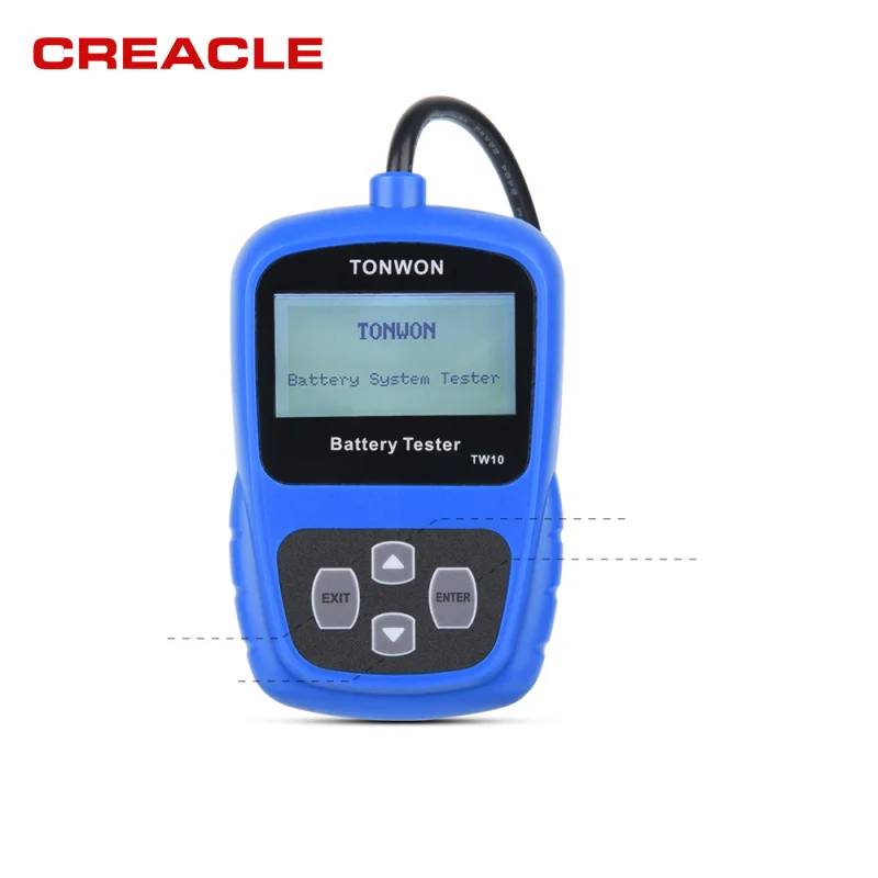 2018 Hot Sale TONWON TW10 Universal 12V Car Battery System Tester Auto Voltage Meter Vehicle Analyzer ODB2 | Автомобили и