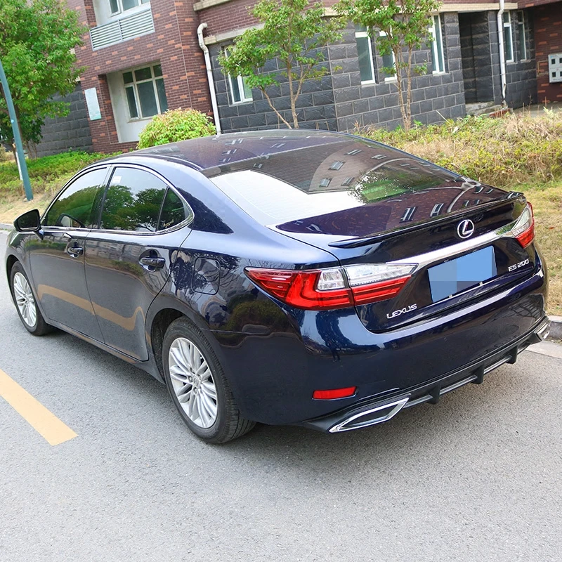 Для lexus ES 2013 2017 диффузор ABS краска для автомобиля задний бампер спойлер Авто