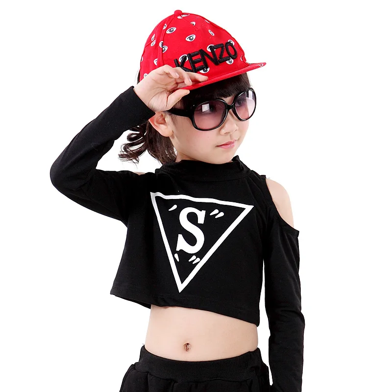 Детские шаровары в стиле хип хоп одежда для джазовых танцев девочек костюм поп