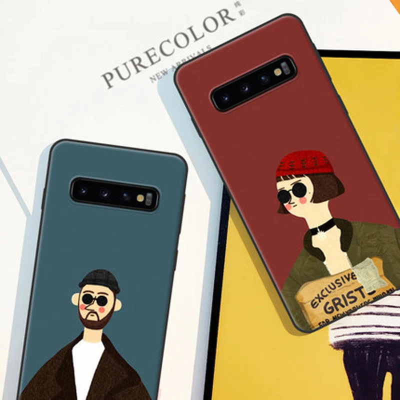 Чехол для Samsung galaxy S10 SM задняя крышка мягкий силиконовый чехол защитный