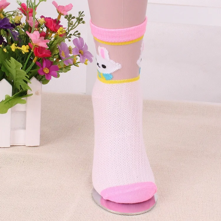 Носки детские с рисунком кролика 10 шт. = 5 пар|kids socks|socks for girlssocks children |