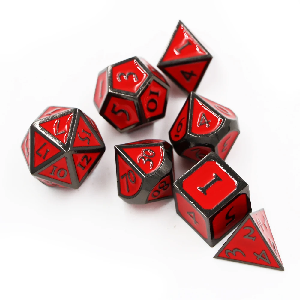 IMDG 7 шт./компл. креативные игральные кости для ролевых игр многогранные