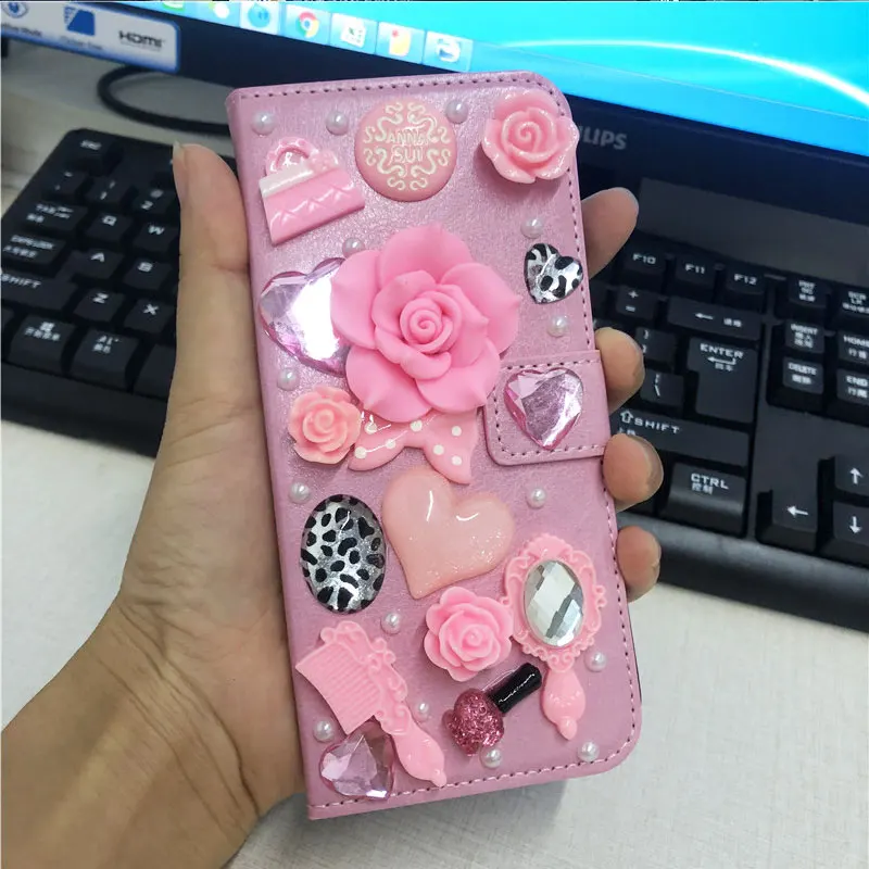 XINGDUO 3D Цветы Стразы кожаный бумажник чехол Чехол для samsung Galaxy S4/S5/S6/S6 Edge/S7/S7 Edge/S8/S8 Плюс/S10 5G/M10/M20