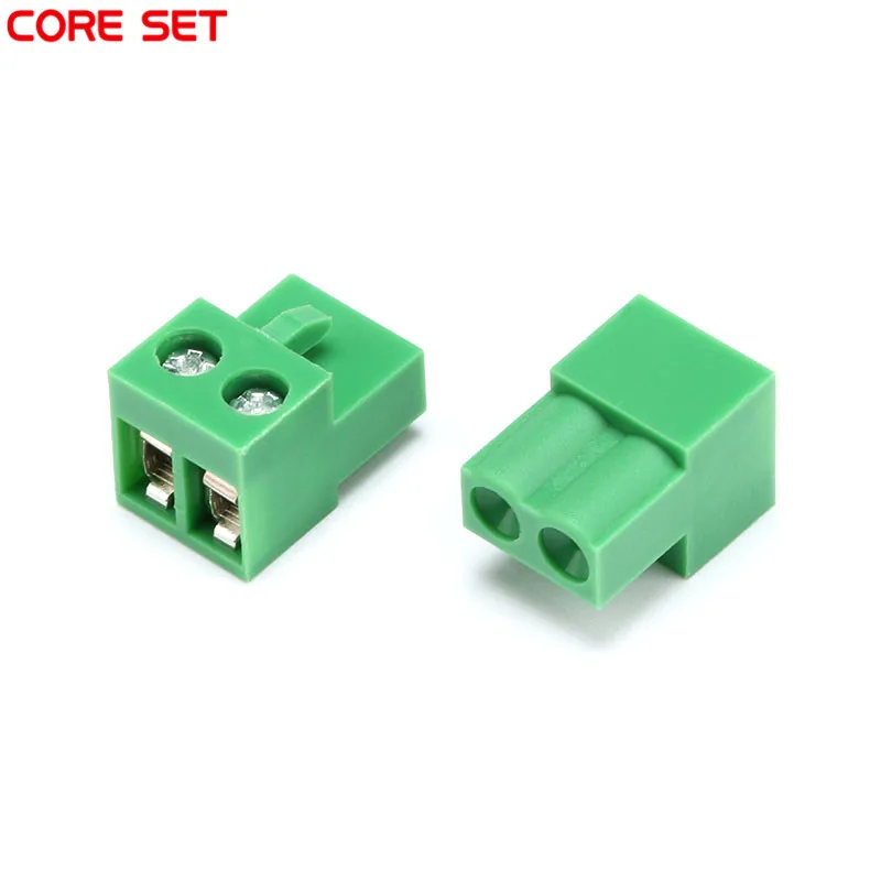 10 шт./лот HT5.08 2 P/3 P/4 P/5 P/8 P подключаемый через отверстие клеммный блок PCB разъем 5,08 мм шаг для 14-26AWG 300 В 10A