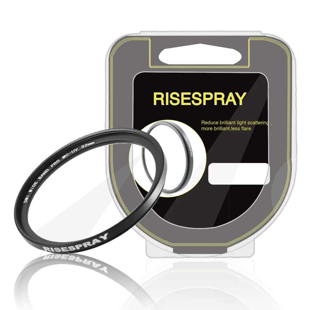 Фильтр для объектива RISESPRAY 37 39 46 49 52 55 мм MC UV Ультрафиолетовый защитный камеры canon