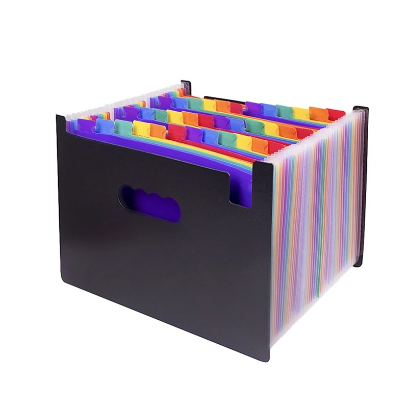 37 карманная расширяющаяся папка для файлов формата А4 Большая пластиковая