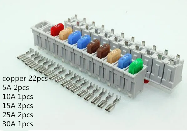 Small size Fuse Holder Box Block Car modification fuse socket 5A 10A 15A 20A 25A 30A | Автомобили и мотоциклы