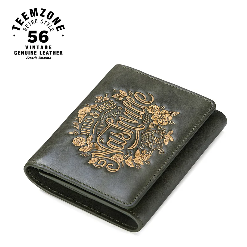 Женский кошелек teemzone из натуральной кожи с отделением для карт | Багаж и сумки