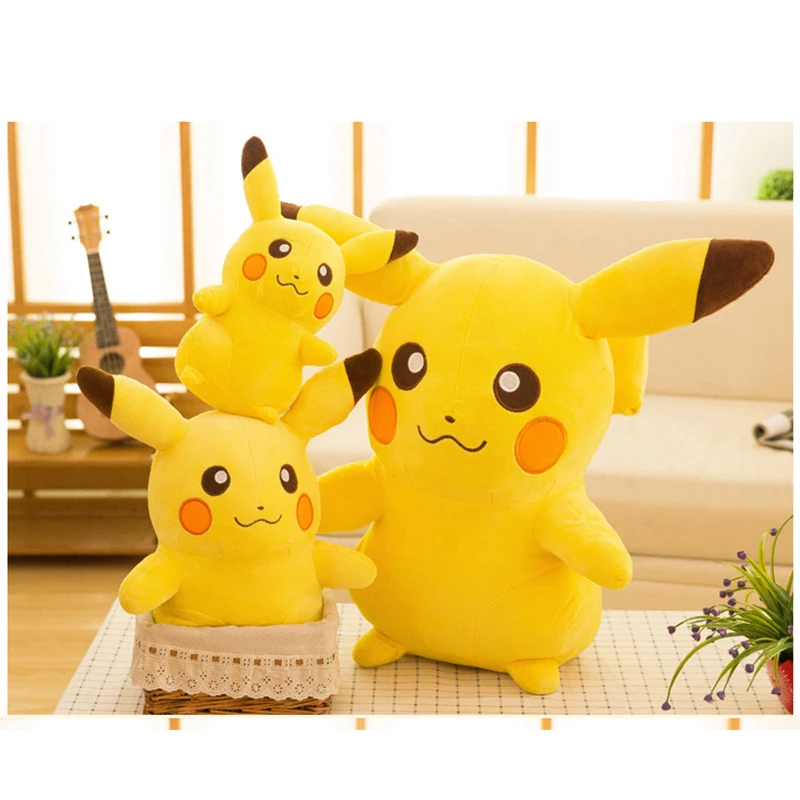 30 см улыбка Пикачу плюшевые игрушки кукла высокое качество очень милые мягкие
