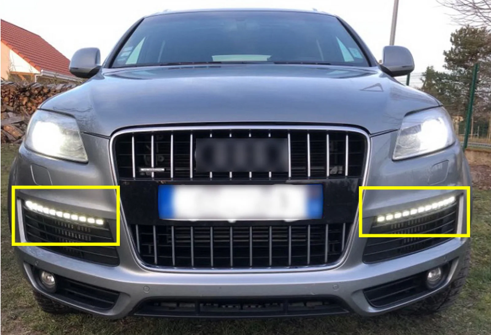 Светодиодсветильник указатели поворота ANGRONG для Audi Q7 2007-2009 2 шт.