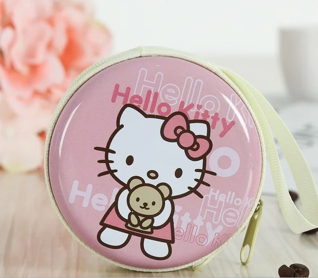 Сумка для хранения наушников чехол bluetooth коробка сумка hello kitty гарнитуры амбушюры