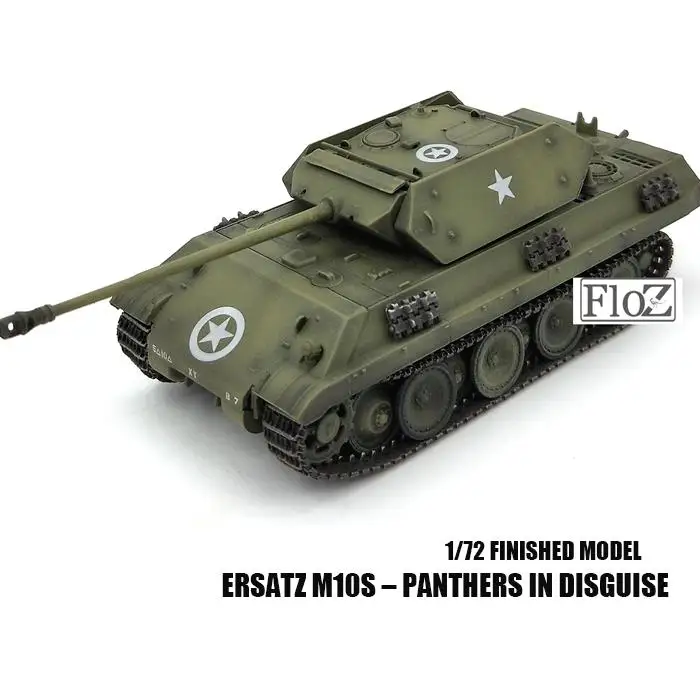 Дракон Второй мировой войны немецкий Ersatz M10s-Пантеры в маскировке 1/72 Танк модель