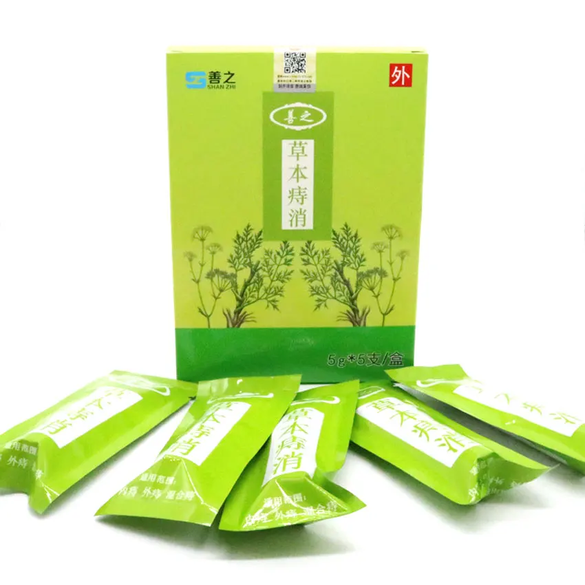 Powerful Hemorrhoids Ointment Musk Anus Cream Hemorrhoids Suppository 5pcs Body Cream