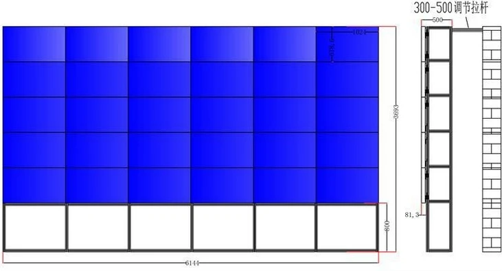 Яркий 700 нит 4K full HD дисплей телевизионная панель 46 47 55 дюймов DID tft hd LCD