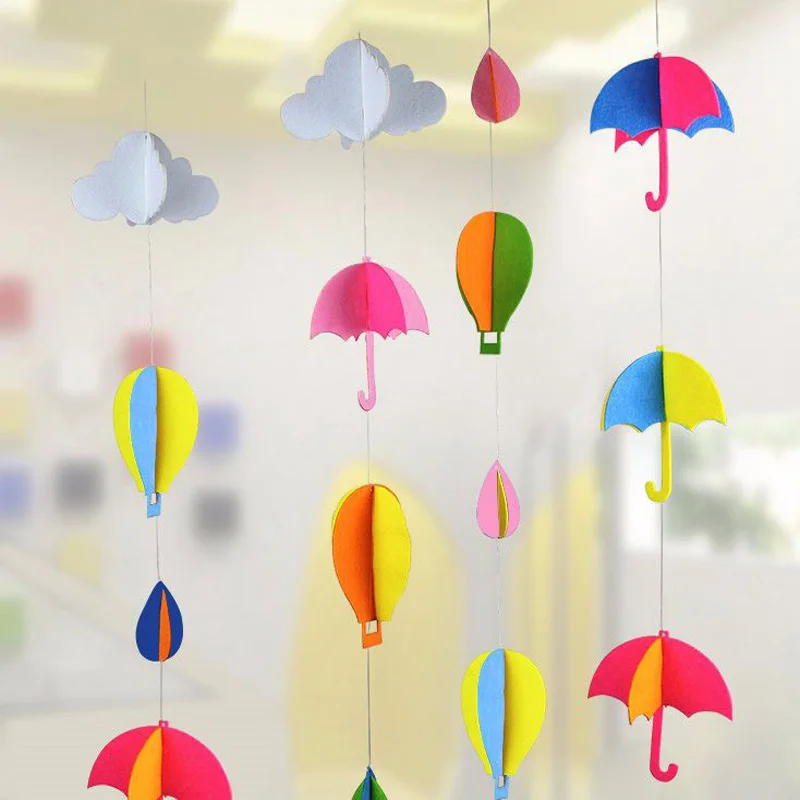 32 шт. фирменный дизайн 3D зонтик от дождя и капель воздушный шар с принтом