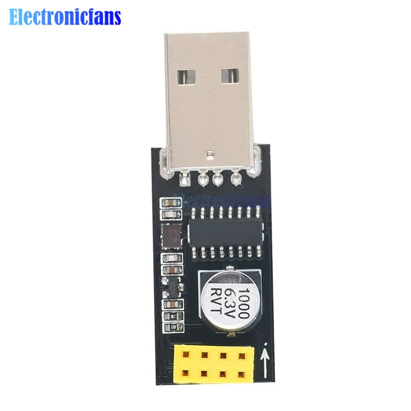 

10PCS CH340 USB to ESP8266 Serial Wireless Wifi Module Adaper Board CH340 ESP-01 Development Microcontroller For Arduino