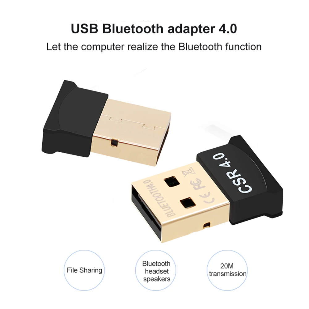 Беспроводной USB Bluetooth 4 0 адаптер Dongle Музыка звук приемник передатчик для PC