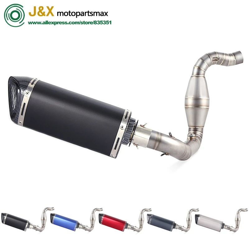 

Motorcycle Full System Exhaust Muffler Escape Slip On for bmw G310R G310GS G 310R G 310GS Middle Contact Pipe With DB-KILLER