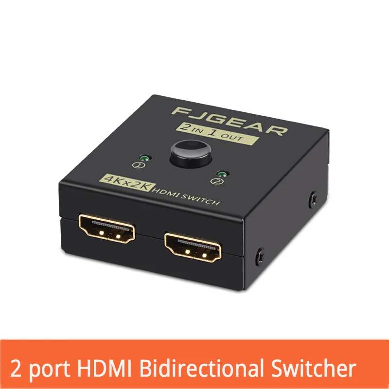HDMI-commpatible Switch Box Selector 2 in 1 out Distributor Computer Moniter Bidirectional Conversion Splitter | Компьютеры и офис