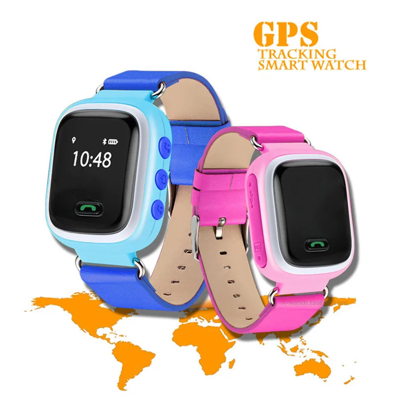 Новый ребенка gps слежения смарт браслет часы для детей smartwatch приложение iphone ios