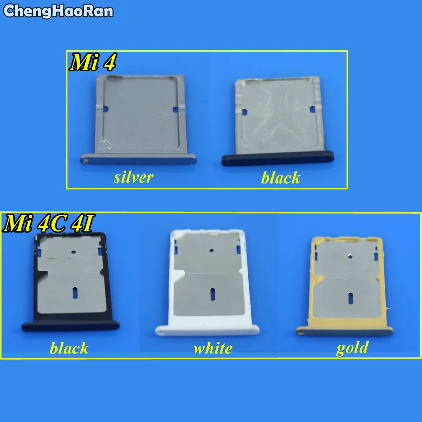 ChengHaoRan 1 шт. держатель Sim карты лоток Слот для Xiaomi Mi4 4C Mi 4 M4 Mi4C 4I M4C M4I 5 0 дюймовый