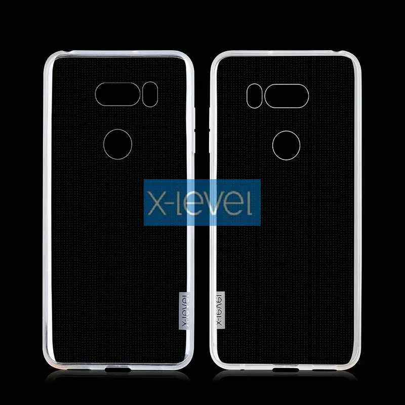 For LG V30 Case X Level Transparent Soft Silicon Gel Cover for 6.0inch Shock-proof ultra thin Armor Phone Shell Capas |