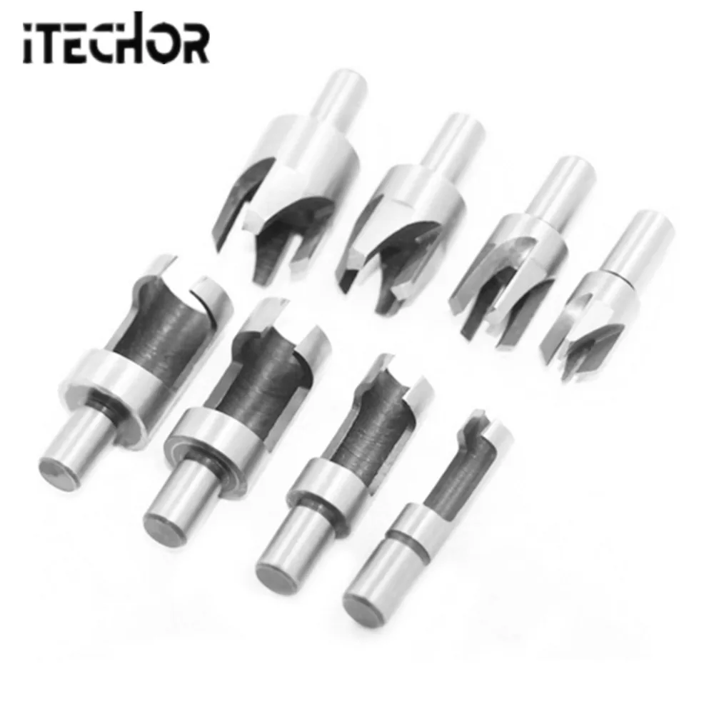 ITECHOR 8 шт. коробки Сталь деревообрабатывающие отверстие коготь древесины Plug