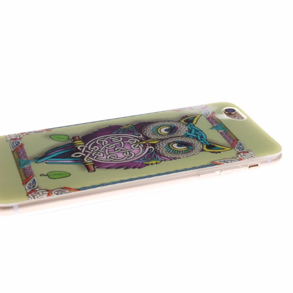 Силиконовый чехол ARYIKUM для Coque iphone 6 S Plus мандала Лев аксессуары телефонов 6s Capinha |