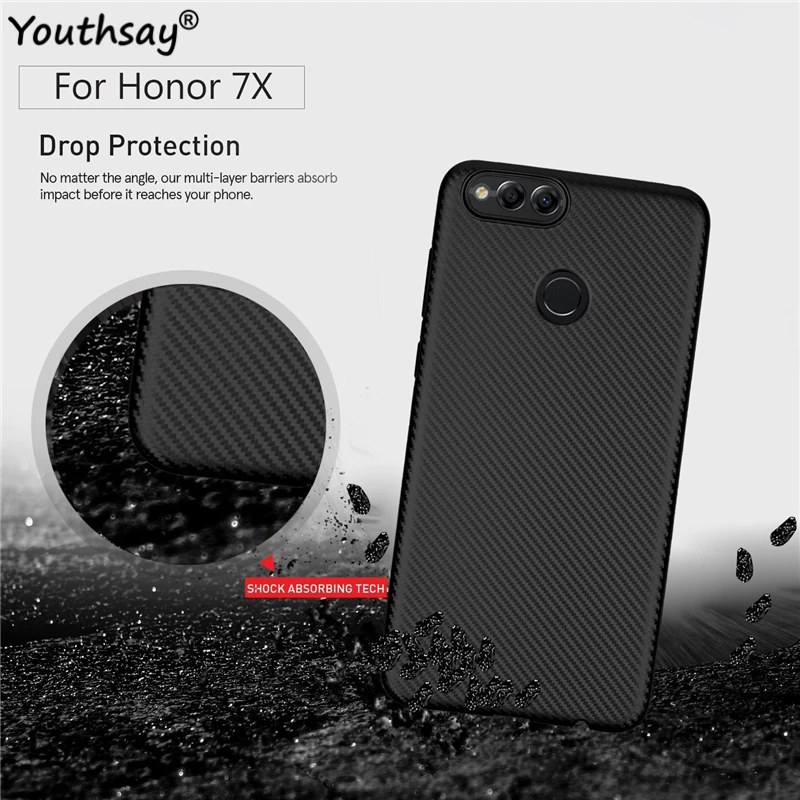 For Cover Huawei Honor 7X Case Silicone TPU Armor Phone Fundas Coque | Мобильные телефоны и аксессуары