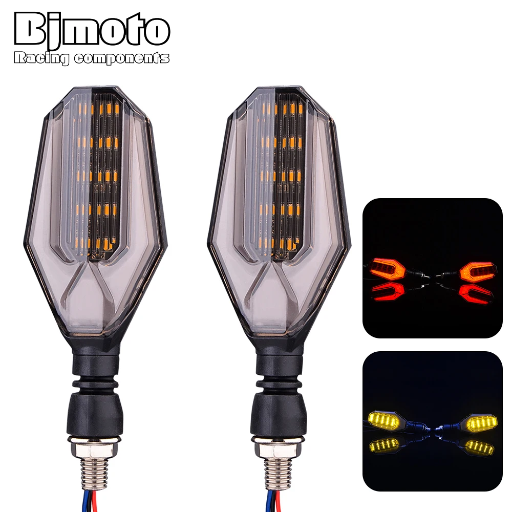 BJMOTO 2 шт. светодиодный мотоциклетный светильник с поворотным сигналом s 12V супер