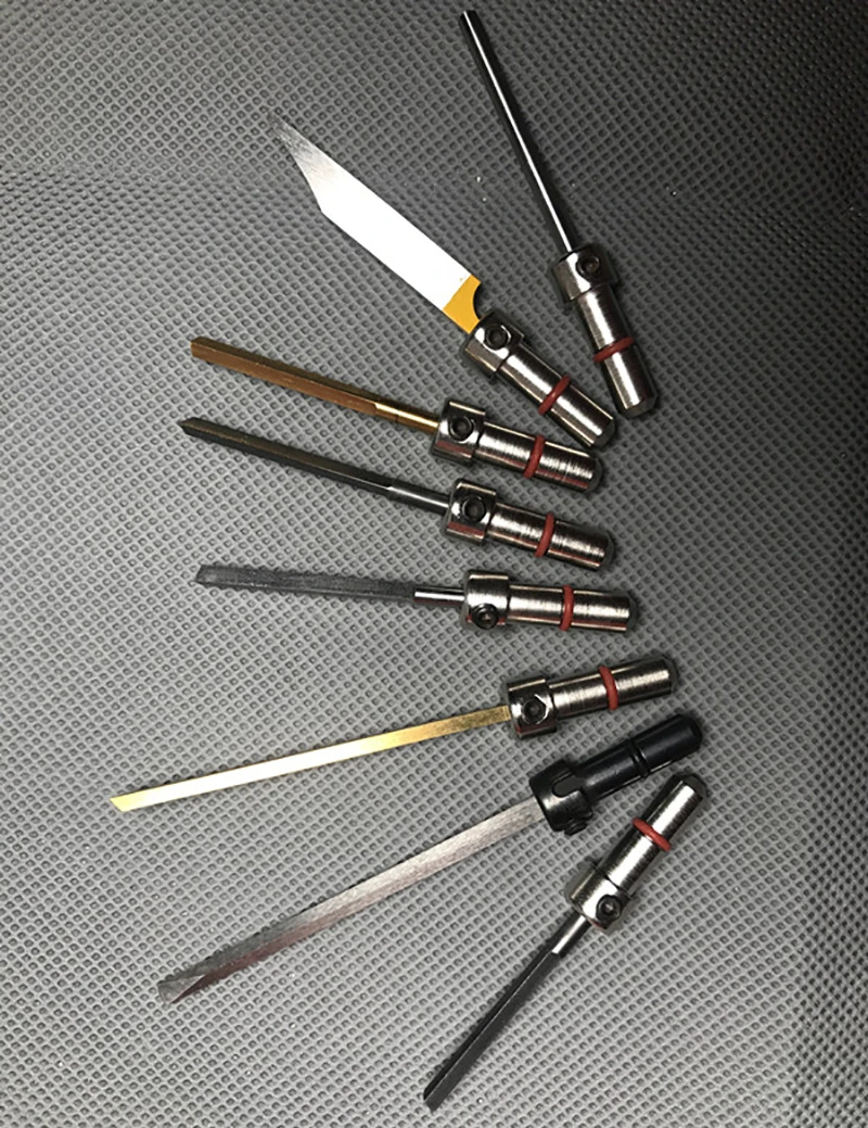 

8pcs Jewelry Tool Engraving Cutting Bits for Pneumatic Impact Engraving Machine Y