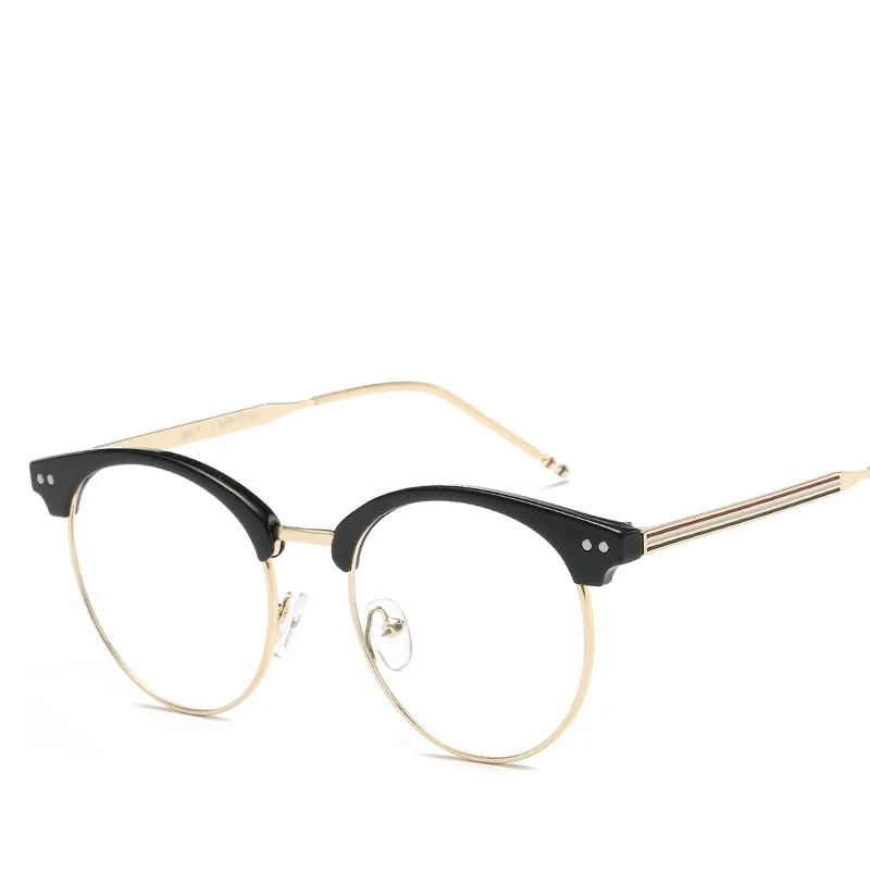 LONSY модные брендовые оправы для очков женские Ретро прозрачные оптические без