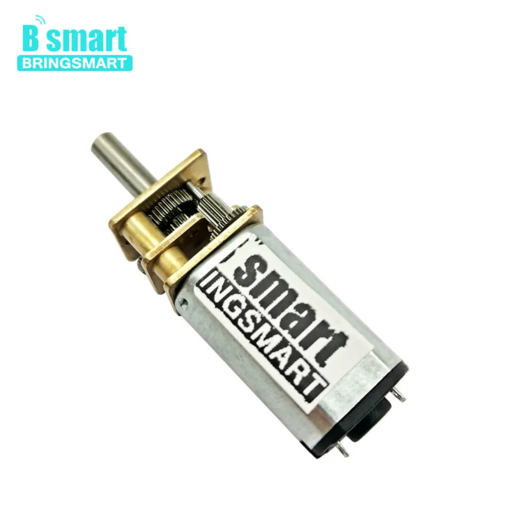 Bringsmart N30 двигатель 3 v-12 v микроэлектропривод, металл, сделай сам, мини-передача редукционный аппарат малые шестерни редуктор постоянного тока мотор части