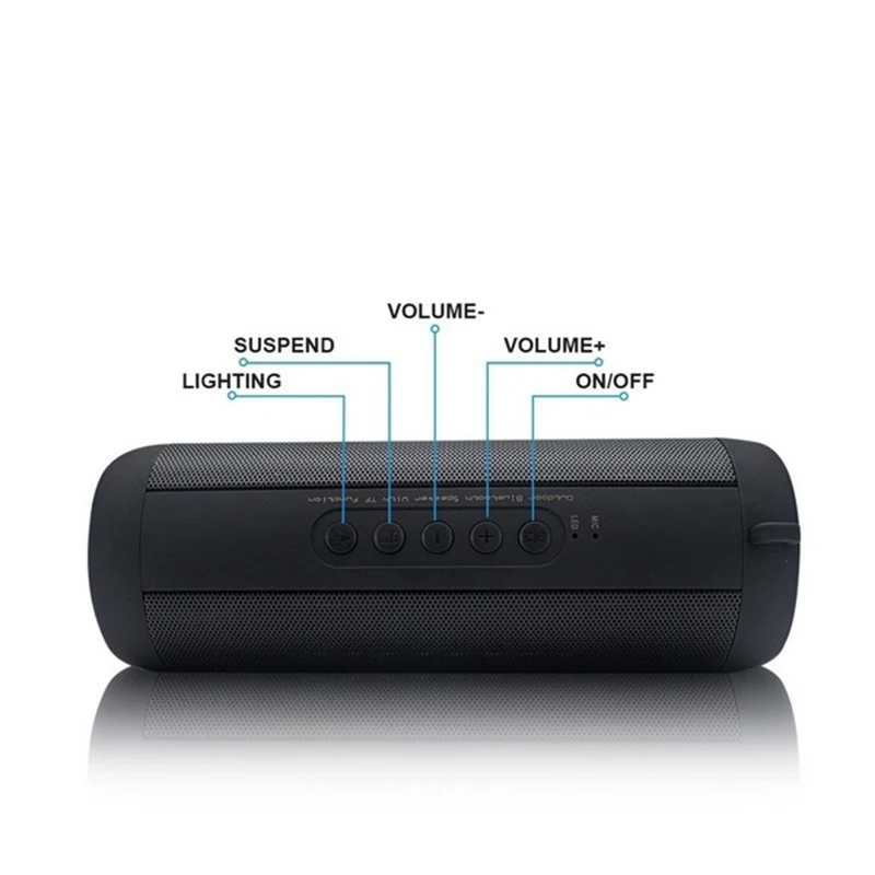 Водонепроницаемая уличная HIFI колонка Беспроводная Bluetooth сабвуфер звуковая
