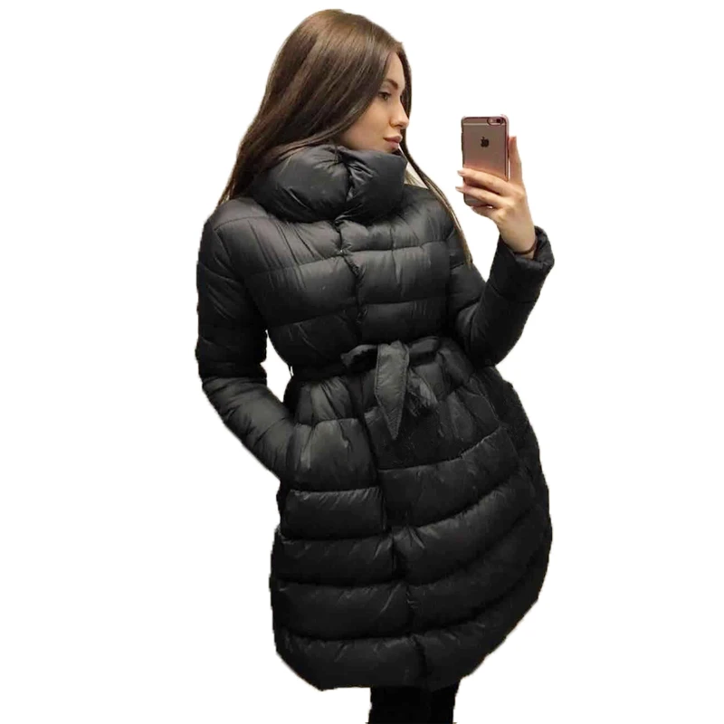 Для женщин зимняя куртка длинные женские Мужские парки пальто Мода 2017 г. теплая