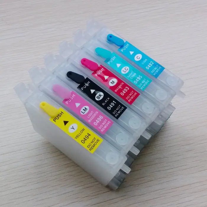 Use For EPSON printers R210 R230 R310 R350 RX510 RX630 RX650 W ARC Refillable Ink Cartridges printer parts | Компьютеры и офис