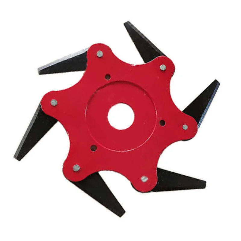 6 стальная бритва триммер головка резак садовая трава инструмент Замена для