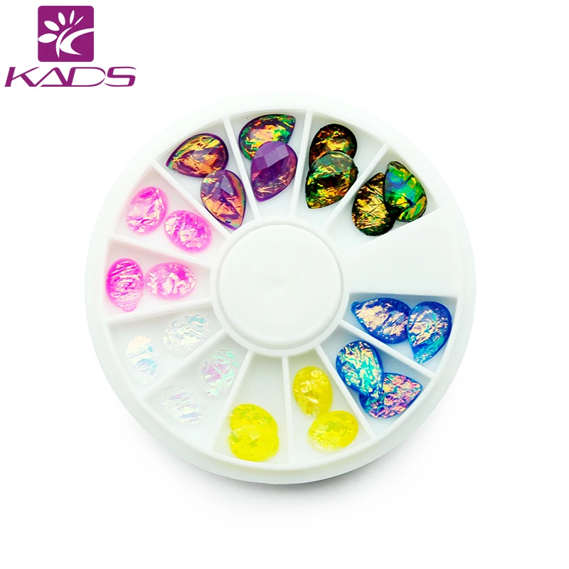 KADS Овалов и Вода Капля образный Дизайн Хорошо проданный Стразы Смешивать Цвета