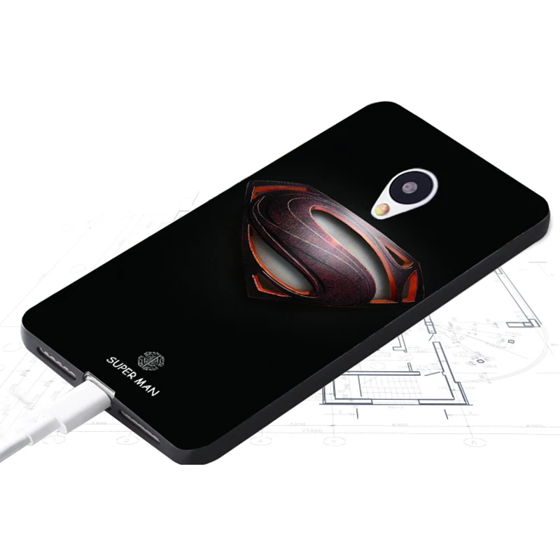 Чехол для Meizu M3s оригинальный Обложка m3s Чехол-сумка чехол из кожи волка рыбы