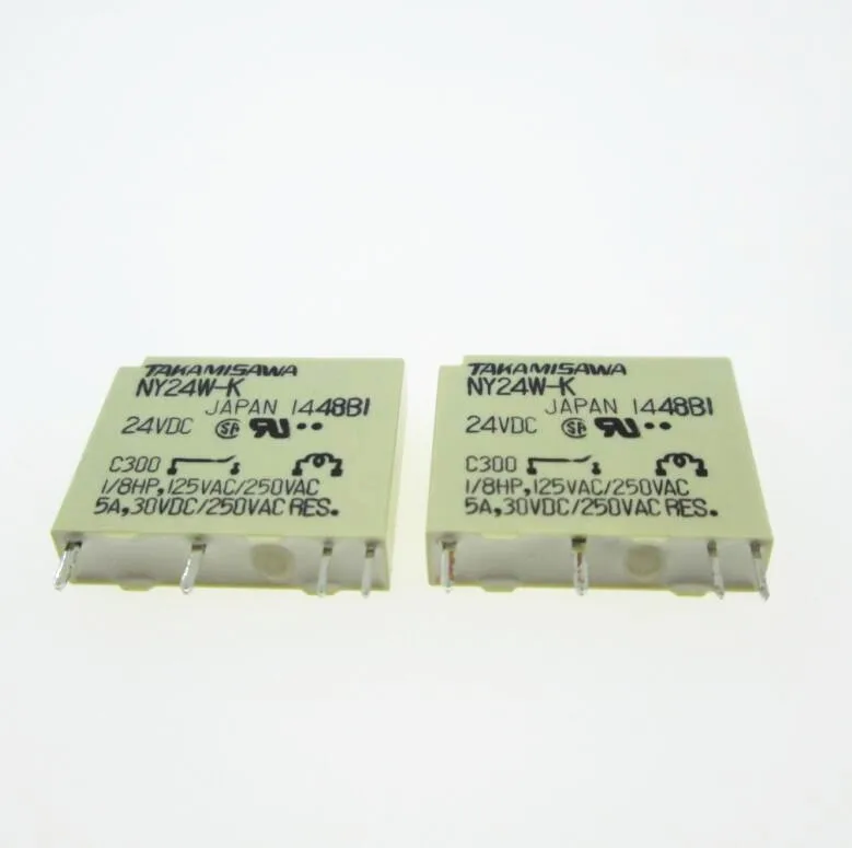Relé Despertador de 24v Ny24w 24w-k 24w 24v 24v dc Dc24v 5a 250vac Dip4 Imperdível Novo