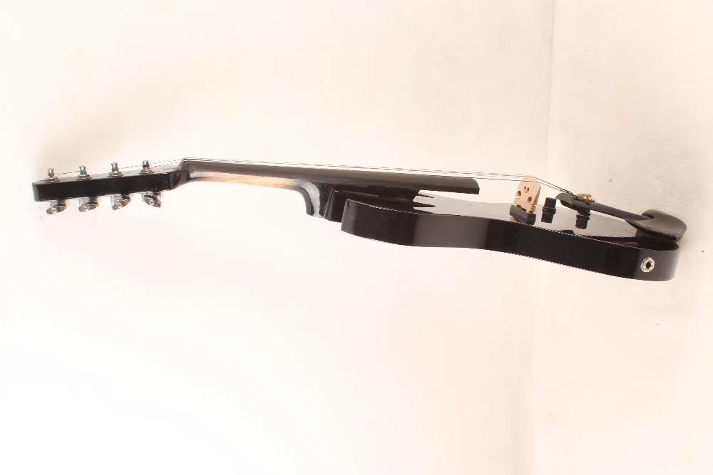 4-струнная электрическая скрипка новинка 4/4 форма пламенной гитары твердая