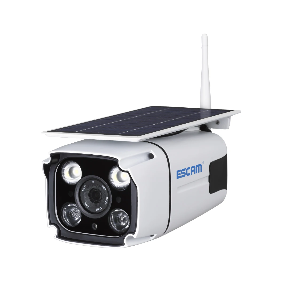 ESCAM QF260 wifi HD 1080P 2.0MP Беспроводная IP67 наружная солнечная батарея низкое энергопотребление PIR камера видеонаблюдения
