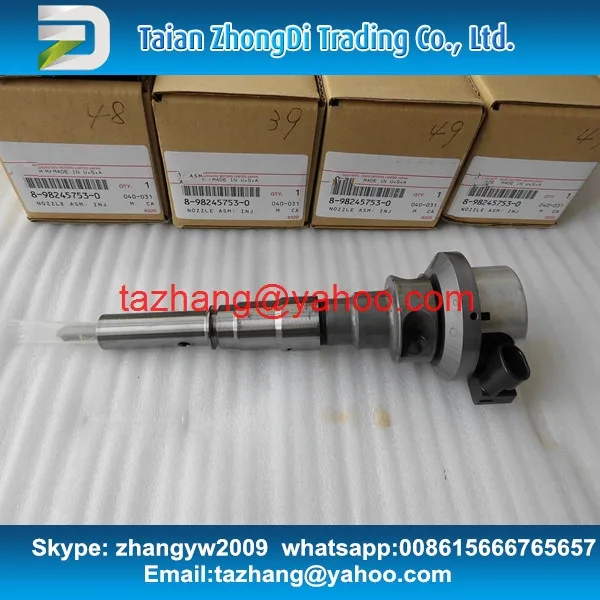 Подлинный топливный инжектор 8982457530 /8 98245753 0 для Trooper 3 4JX1 8 97192596 3/8971925963 5873105650 5 87310565