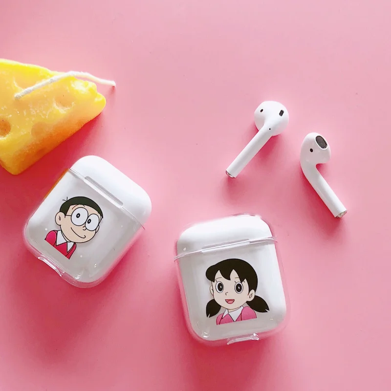 Чехол Airpods, милый чехол для airpods, мультяшный защитный жесткий чехол, прозрачный беспроводной чехол для наушников для iphone, чехол для наушников