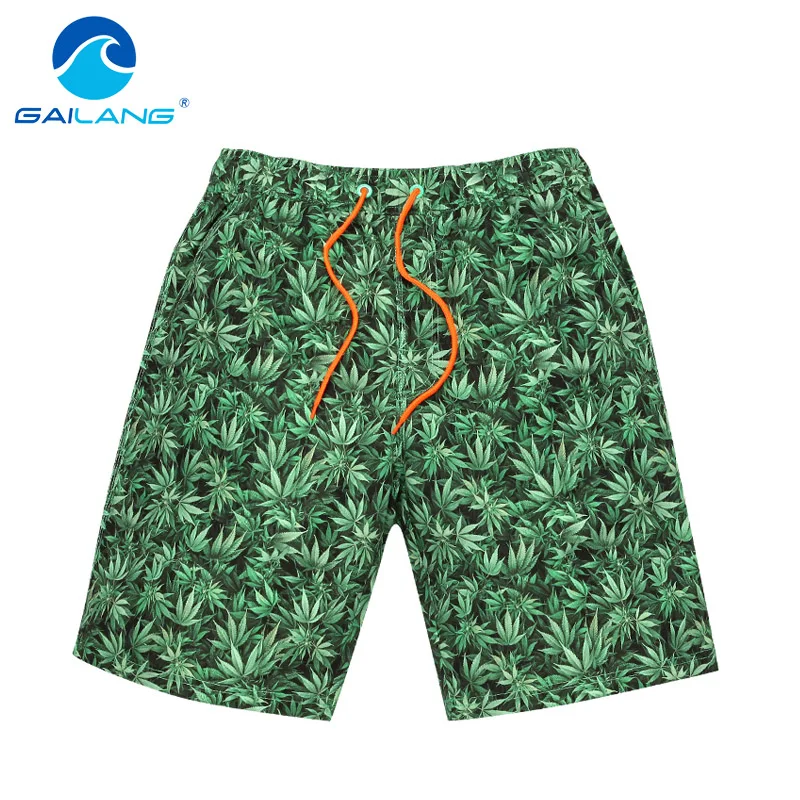 

Gailang Brand Male beach shorts Casual Men boardshorts bermuda Board Shorts Gay Swimwear Swimsuits Quick Drying Boxer Trunks New