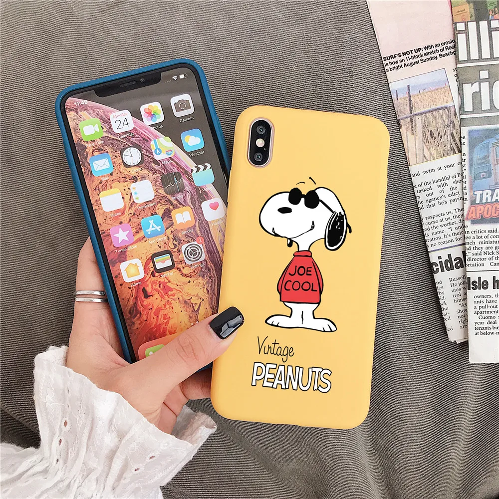 Милый чехол для телефона с арахисовым принтом Apple iPhone 7 8 6 6s Plus 11 pro X XS Max Xr Space astronaut