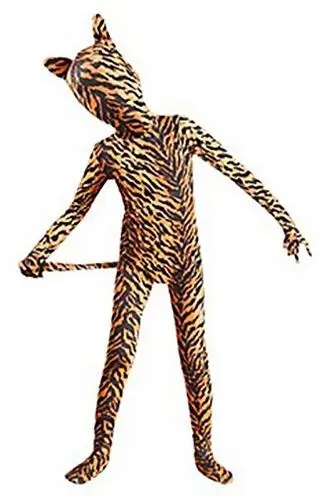 Нарядное платье Детский праздничный костюм унисекс с принтом тигра из спандекса