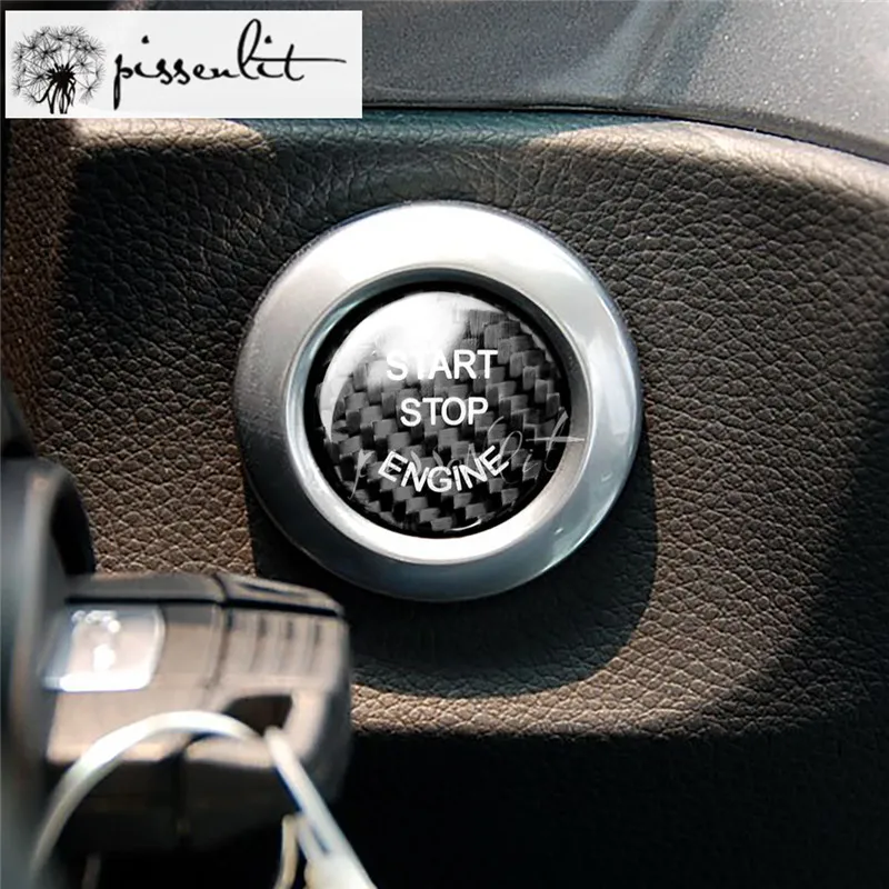 Кнопка включения и остановки двигателя из углеродного волокна для BMW F25 F26 F30 F10 F34