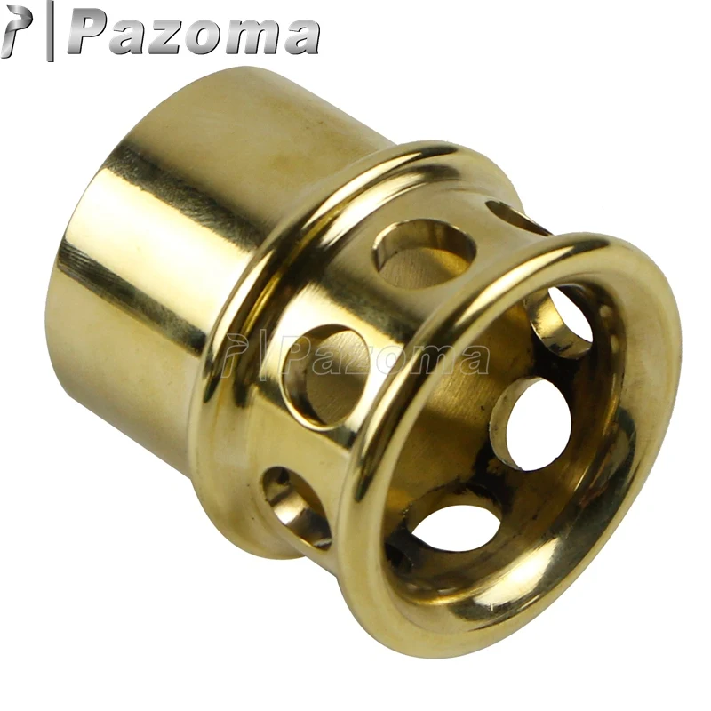 Латунные просверленные выхлопные наконечники универсальные для Harley Softail Sportster