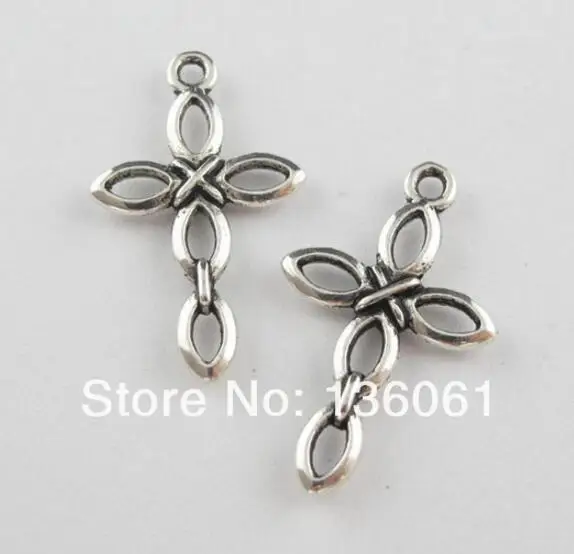 Винтажная Серебряная бабочка Тапочки бирка листья Крест Девушка Золотой рыбка